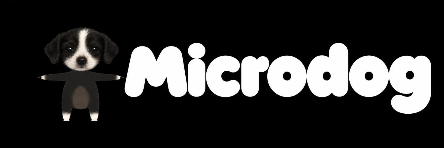 Microdog wordmark banner